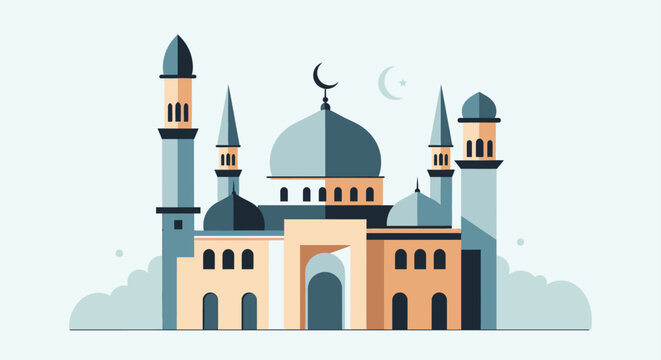 Islamic Mosque Architecture Design Elements.