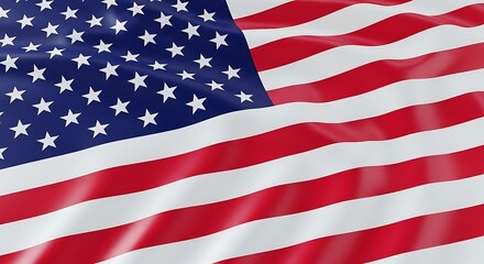 Obraz premium Honoring heroes a vibrant american flag for memorial day and flag day celebrations and patriotic remembrance