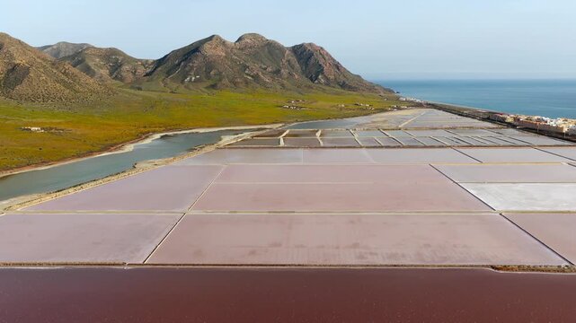 AERIAL � Salt flats of Cabo de Gata, Spain