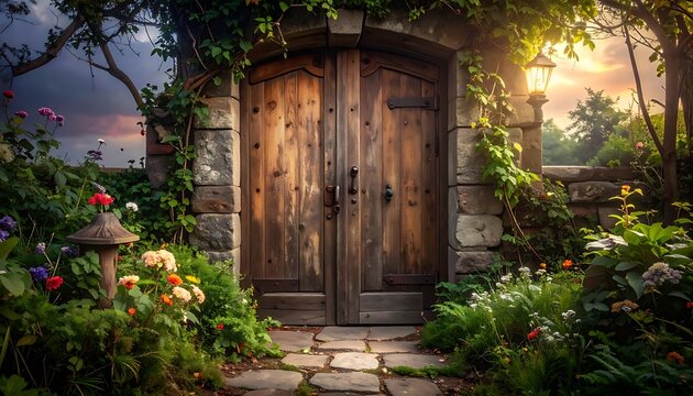 Enchanted garden gate