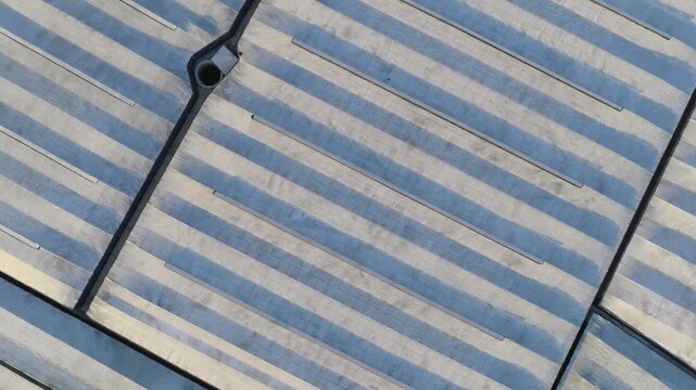 Greenhouses (Sea of Plastic) in Almeria / El Ejido (Spain). Aerial view of agriculture under plastic