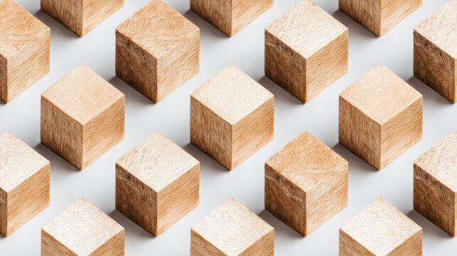 degree. Wooden cube blocks arranged in pattern representing contact and connection, product launch decks, UI/UX mockups, designed for data visualization dashboards and holographic UIs.
