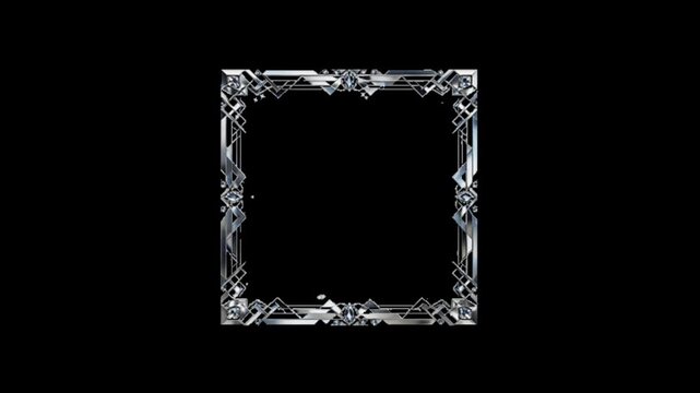 4K Animated circular avatar frame with glowing neon light effect and futuristic tech border loop