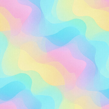 Pastel watercolor wash a soft spectrum of colors blending seamlessly in an abstract artistic display