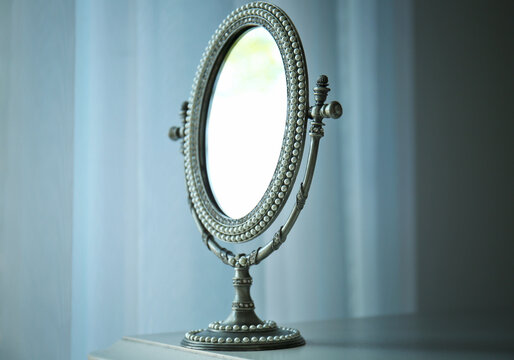 Vintage, antique, ornate mirror, decorative vanity mirror, luxury home decor