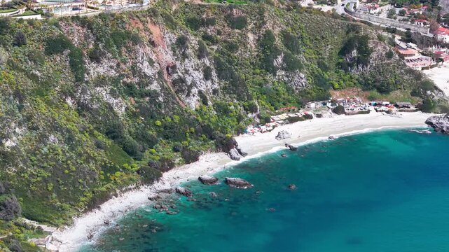 Capo Vaticano, Southern Italy, Calabria, drone footage 4K ProRes rec.709 D Log m