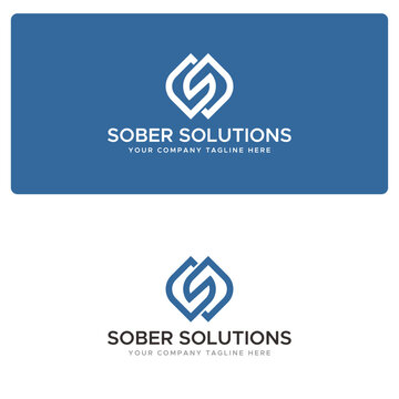 Letter s vector logo design