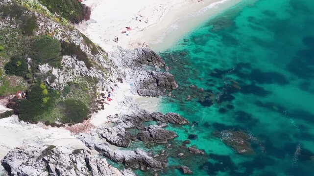 Capo Vaticano, Southern Italy, Calabria, drone footage 4K ProRes rec.709 D Log m