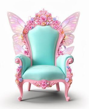 silla, sillon verde aqua, rey,  reyna, oro, mariposa, alas, fantasia, dorado, butaca, mobiliario, sofas, asiento, de lujo, interiors, antique, antig&uuml;edad, designio, real, viejo, clasicos, confortable,