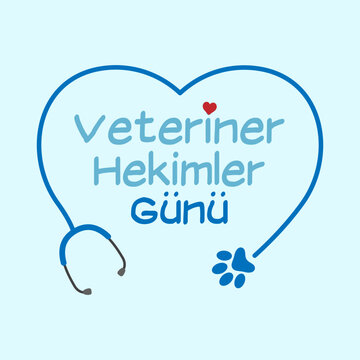 World Veterinary Day Celebration. illustration banner design.