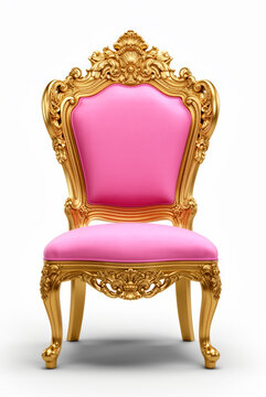 silla, sillon rosa, oro, dorado, butaca, mobiliario, sofas, asiento, de lujo, interiors, antique, antig&uuml;edad, designio, real, viejo, clasicos, confortable, cuero, estilo, decoraciones, decoraci&oacute;n, obj