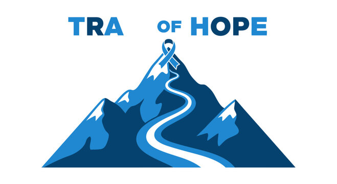 A Symbolic Journey of Hope Ascending a Mountain, Achieving Victory