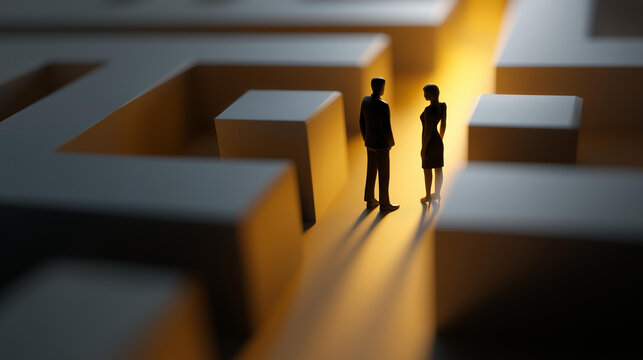 Conceptual illustration focusing on how individuals internalize gender expectations from social systems, influencing behavior, thought, and relationships within cultural