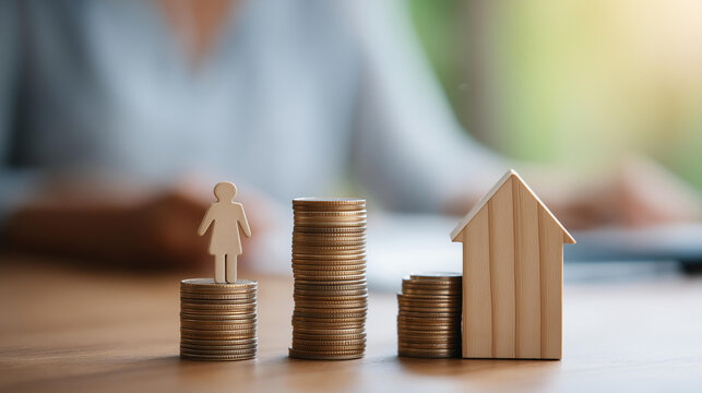 Conceptual text-based infographic illustrating how the simultaneous rise of housing and childcare costs has made both nearly incompatible for many modern earners. Housing