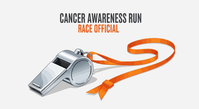 Cancer Awareness Run Whistle Race Official