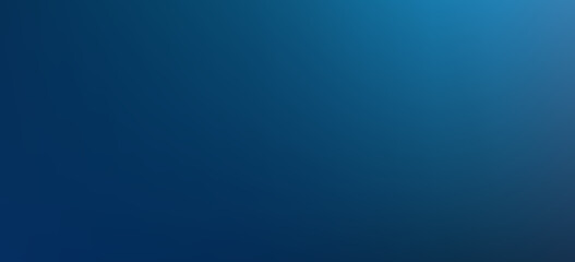 Obraz premium Deep navy blue abstract gradient background with smooth cyan light
