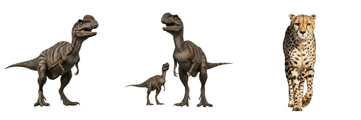 T-Rex Dinosaur Model PNG Cutout - Isolated Tyrannosaurus Rex Toy on Transparent Background for Jurassic Education and Gaming Assets © Ibrar