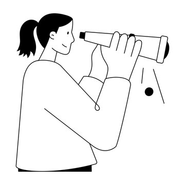 A doodle style illustration showing foresight