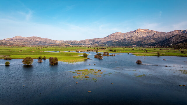Lasithi PLateau during spring 