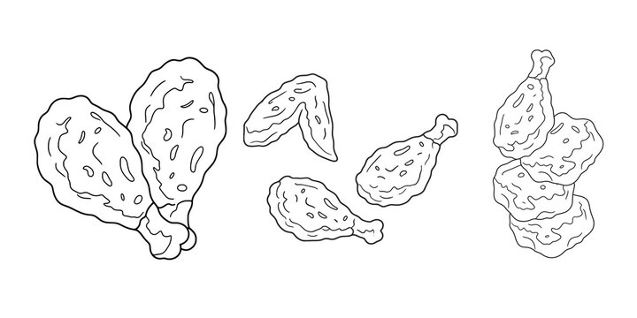 hand drawn vector illustration of an apple