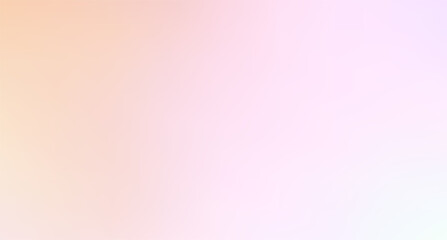 Fototapeta premium Light spring gradient background. Pastel bg with pink, yellow and violet shades creating dreamy backdrop perfect for seasonal designs