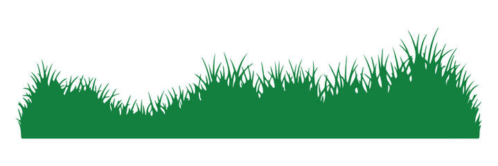 Green grass vector, fresh spring meadow elements nature © HIKE  Studio  1