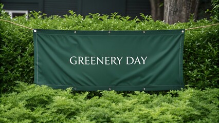 Greenery Day Japan banner nature garden eco holiday background