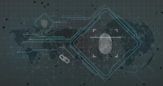 Receiving auth ping, central biometric fingerprint starting scan in network UI, authorizing access