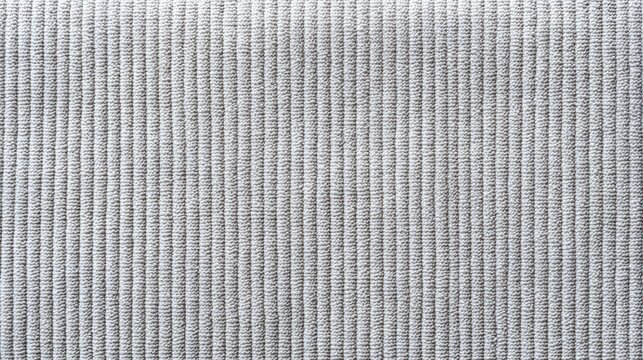 Detailed light gray corduroy fabric texture with prominent vertical ribbed pattern