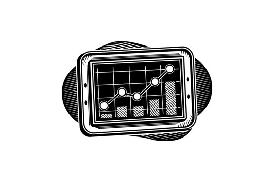 ui widget analytics chart line icon