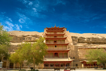 Dunhuang, Mogao Caves (Caves of a Thousand Buddhas), a World Cultural Heritage site © newsbar