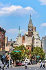 Fototapeta premium Jefferson Market Library in Greenwich Village, NYC