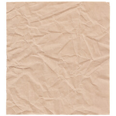 Fototapeta premium Vintage Wrinkled Kraft Paper Background with Neutral Texture