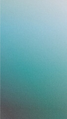 Fototapeta premium Cool teal shades fade vertically with a fine grain, creating a fresh minimal background perfect for wellness branding, mobile interfaces, and clean contemporary layouts.