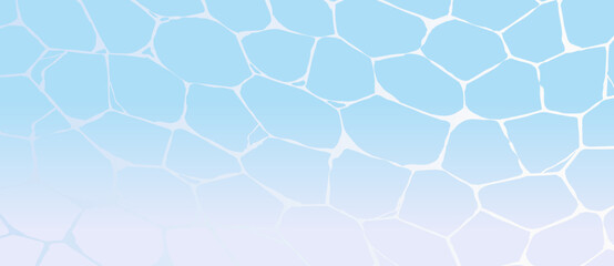 Fototapeta premium 水面のシルエットの背景イラスト 海