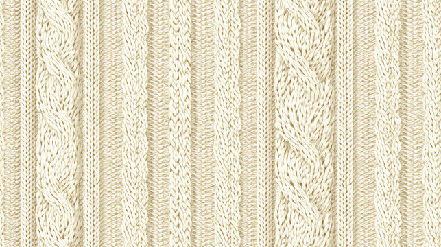 Textured Knit Pattern Background