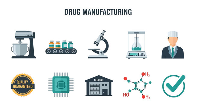 Drug manufacturing process and quality control.