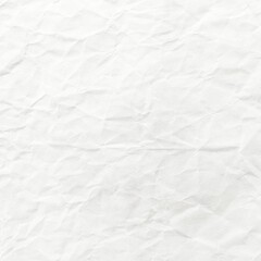 Naklejka premium Crumpled white paper texture