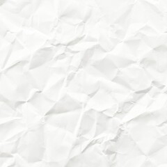 Fototapeta premium Crumpled white paper texture