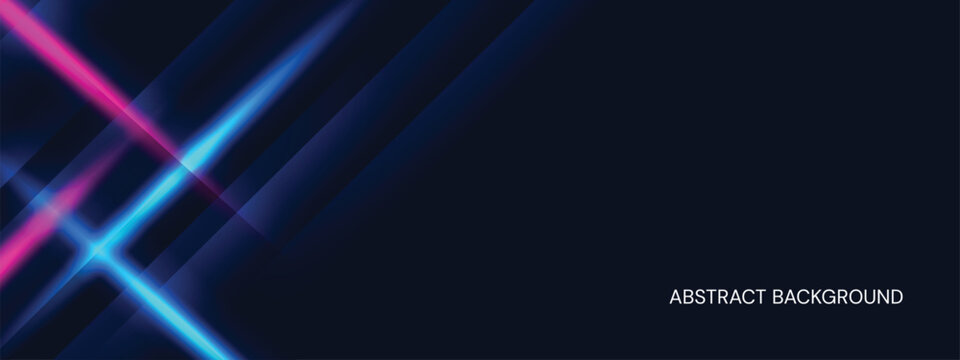 Abstract blue gradient background with dynamic shapes and elegant light streaks for tech design