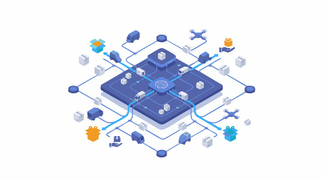 The development and maintenance of a futuristic technological infrastructure system.