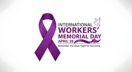 Pink breast cancer awareness ribbons symbolizing support health and charity awareness campaign featuring international workers memorial day april 28