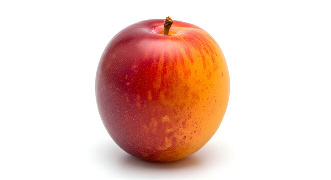 Fresh red and yellow apple fruit.