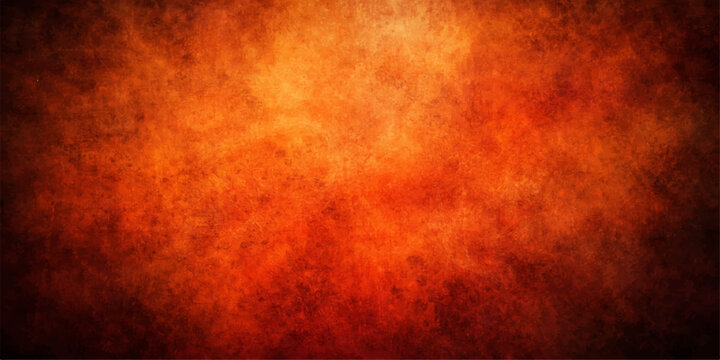 Abstract fire background featuring an inferno of glowing red and orange flames with a dark grunge texture and swirling smoke pattern for a hot vintage wallpaper design