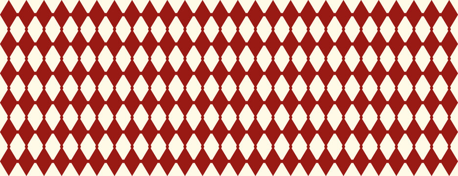 Geometric red diamond pattern background