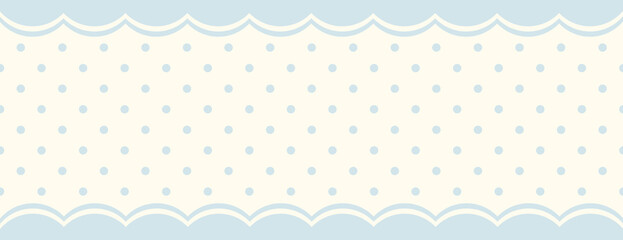 Vintage polka dot border design background © Rawpixel.com