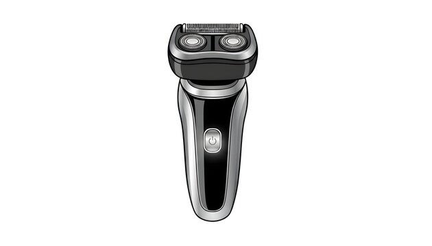 Modern electric shaver for personal grooming with personal care beard trimmer male grooming hair removal electric razor facial hair mens grooming self care grooming tool grooming electronic