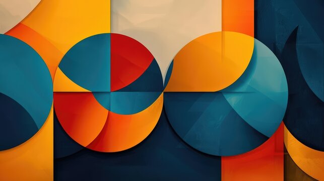 Abstract geometric pattern for book cover design