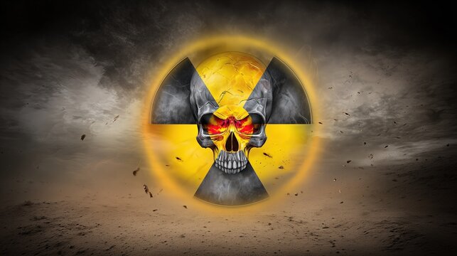 Danger of radiation: atomic ash