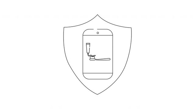 Digital Security Shield - Protecting Your Mobile Device with Confidence.